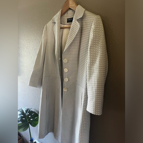 Curling Collection Jacquard 3/4 Sleeve Jacket- Made in France - Picture 4 of 16